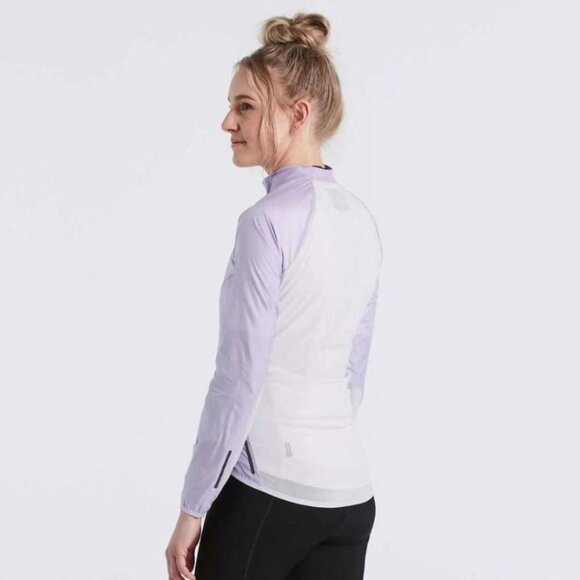 NWT Specialized SL Pro stretch mesh back wind shell L Large lavender UV lilac - Picture 7 of 7